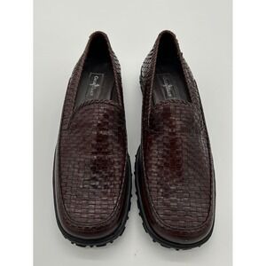 Cole Haan Brown Woven Loafers